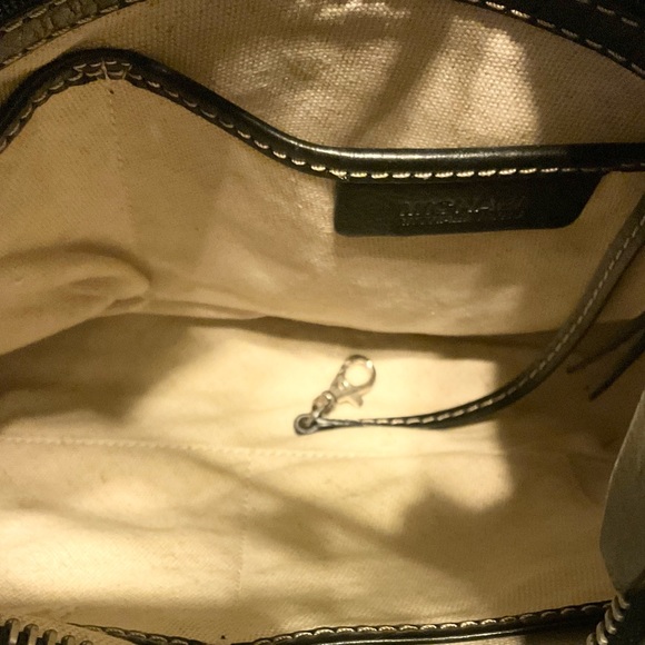 MICHAEL KORS Vintage Black Signature Bedford Hobo Shoulder Bag - Picture 7 of 8